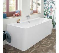 Villeroy & Boch Collaro vasca da bagno a parete, con pannello laterale, UBA180COR9CS00VD01, Collaro bianco [Vasche da Bagno > Vasche da Bagno a Parete]