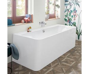 Villeroy & Boch Collaro vasca da bagno a parete, con pannello laterale, UBA180COR9CS00VD01, Collaro bianco [Vasche da Bagno > Vasche da Bagno a Parete]