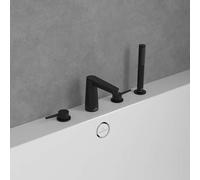 Villeroy & Boch Conum rubinetto per vasca e doccia bordo vasca nero TVT127002000K5
