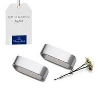 Villeroy & Boch Daily Line Portatovaglioli, 2 Pezzi, Acciaio