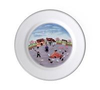 Villeroy & Boch Design Naif Piatto da Dessert Allevamento di Pollame, Porcellana, 21 cm