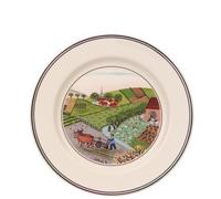 Villeroy & Boch, Design Naif, Piatto Pane 17cm Coltivazione dei Campi, Porcellan
