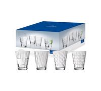 Villeroy & Boch - Dressed Up Bicchiere Da Acqua Set di 4 Trasparente, Lavabile in Lavastoviglie, Bicchieri Drink, Bicchiere di Succo, Set Bicchier, Cristallo