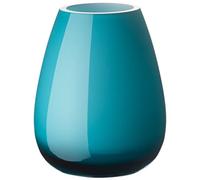 Villeroy & Boch Drop Vaso Piccolo Caribbean Sea, 12 cm, Vetro, Blu