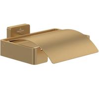 Villeroy & Boch Elements Striking porta rotolo, TVA15201300076, Elements Striking oro spazzolato [Accessori Bagno > Porta Rotolo]