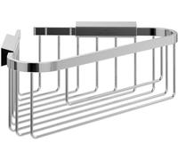 Villeroy & Boch Elements - Mensola angolare per doccia Tender, mensola angolare per montaggio a parete, mensola angolare per doccia in zinco, accessori doccia, 260 x 206 x 82 mm, cromato