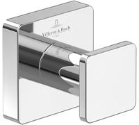 Villeroy & Boch Elements Striking gancio asciugamano, quadrato - Cromo | Adatto per montaggio a parete, in ottone, 45 x 44 x 45 mm, TVA15201100061