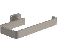 Villeroy & Boch Elements - Striking Portasciugamani da bagno per montaggio a parete, in ottone, rettangolare, lunghezza 209 mm, nichel spazzolato opaco