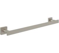 Villeroy & Boch Elements - Striking Portasciugamani da bagno per montaggio a parete, in ottone, rettangolare, lunghezza 495 mm, nichel spazzolato opaco