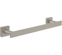 Villeroy & Boch Elements - Striking Portasciugamani da bagno per montaggio a parete, in ottone, rettangolare, lunghezza 345 mm, nichel spazzolato opaco