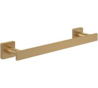 Villeroy & Boch Elements - Striking Portasciugamani da bagno per montaggio a parete, in ottone, rettangolare, lunghezza 345 mm, oro spazzolato