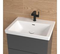 Villeroy & Boch Embrace lavabo sospeso, con 1 foro rubinetteria, con troppopieno La: 60 P: 47 cm, 4A8960R1, Embrace bianco [Lavabi > Lavabi Integrati]