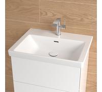 Villeroy & Boch Embrace lavabo sospeso, con 1 foro rubinetteria, con troppopieno La: 60 P: 47 cm, 4A8960RW, Embrace stone white [Lavabi > Lavabi Integrati]