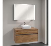Villeroy & Boch Embrace mobile con lavabo Artis, con armadietto a specchio My View Now, 417841R1+A95600RH+A4551000, My View Now Embrace; Artis; My View Now [Mobili da Bagno > Set Mobili da Bagno]