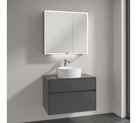 Villeroy & Boch Embrace mobile con lavabo, con armadietto a specchio My View Now, 5A5840R1+A95500FP+A4558000, My View Now Embrace; Collaro; My View Now [Mobili da Bagno > Set Mobili da Bagno]