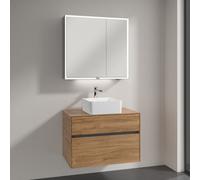 Villeroy & Boch Embrace mobile con lavabo, con armadietto a specchio My View Now, 5A5938RW+A95500RH+A4558000, My View Now Embrace; Collaro; My View Now [Mobili da Bagno > Set Mobili da Bagno]