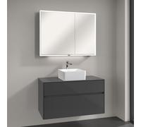 Villeroy & Boch Embrace mobile con lavabo, con armadietto a specchio My View Now, 5A5938RW+A95600FP+A4551000, My View Now Embrace; Collaro; My View Now [Mobili da Bagno > Set Mobili da Bagno]