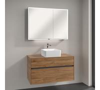 Villeroy & Boch Embrace mobile con lavabo, con armadietto a specchio My View Now, 5A5938RW+A95600RH+A4551000, My View Now Collaro; Embrace; My View Now [Mobili da Bagno > Set Mobili da Bagno]