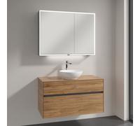 Villeroy & Boch Embrace mobile con lavabo Loop & Friends, con armadietto a specchio My View Now, 4A450101+A95600RH+A4551000, My View Now Embrace; Loop & Friends; My View Now [Mobili da Bagno > Set Mob