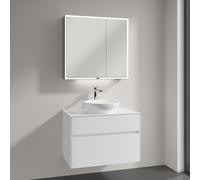 Villeroy & Boch Embrace mobile con lavabo Loop & Friends, con armadietto a specchio My View Now, 4A4600R1+A95500DH+A4558000, My View Now Embrace; Loop & Friends; My View Now [Mobili da Bagno > Set Mob