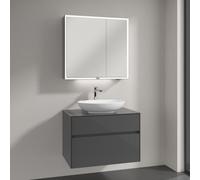 Villeroy & Boch Embrace mobile con lavabo Loop & Friends, con armadietto a specchio My View Now, 4A470001+A95500FP+A4558000, My View Now Embrace; Loop & Friends; My View Now [Mobili da Bagno > Set Mob