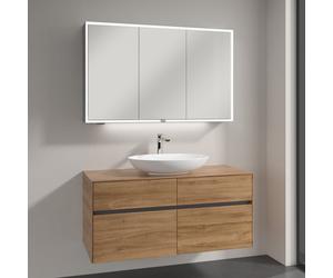 Villeroy & Boch Embrace mobile con lavabo Loop & Friends, con armadietto a specchio My View Now, 4A4801R1+A95700RH+A4551200, My View Now Embrace; Loop & Friends; My View Now [Mobili da Bagno > Set Mob
