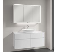 Villeroy & Boch Embrace mobile con lavabo Loop & Friends, con armadietto a specchio My View Now, 4A4901R1+A95700DH+A4551200, My View Now Embrace; Loop & Friends; My View Now [Mobili da Bagno > Set Mob