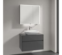 Villeroy & Boch Embrace mobile con lavabo Loop & Friends, con armadietto a specchio My View Now, 4A4901R1+A95500FP+A4558000, My View Now Embrace; Loop & Friends; My View Now [Mobili da Bagno > Set Mob