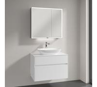 Villeroy & Boch Embrace mobile con lavabo Loop & Friends, con armadietto a specchio My View Now, 4A4901R1+A95500DH+A4558000, My View Now Embrace; Loop & Friends; My View Now [Mobili da Bagno > Set Mob