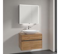 Villeroy & Boch Embrace mobile con lavabo Loop & Friends, con armadietto a specchio My View Now, 4A5001R1+A95500RH+A4558000, My View Now Embrace; Loop & Friends; My View Now [Mobili da Bagno > Set Mob