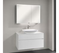 Villeroy & Boch Embrace mobile con lavabo Loop & Friends, con armadietto a specchio My View Now, 4A5001R1+A95600DH+A4551000, My View Now Embrace; Loop & Friends; My View Now [Mobili da Bagno > Set Mob