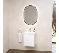Villeroy & Boch Embrace mobile con lavamani, con specchio, 4306FFRW+B90700VF+A4716000, Embrace [Mobili da Bagno > Set Mobili da Bagno]