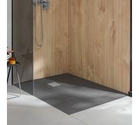 Villeroy & Boch Embrace piatto doccia rettangolare, set completo, UDA1490EMB2V-3S, Embrace grey opaco [Piatti Doccia > Piatti Doccia Rettangolari]