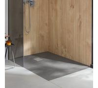 Villeroy & Boch Embrace piatto doccia rettangolare, set completo, UDA1610EMB2V-3N, Embrace nature grey [Piatti Doccia > Piatti Doccia Rettangolari]