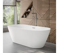 Villeroy & Boch Embrace vasca da bagno freestanding, ovale, UBA170EMB9PD00V-RW, Embrace stone white [Vasche da Bagno > Vasche da Bagno Freestanding]