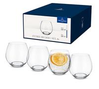 Villeroy & Boch - Entree Bicchiere Da Acqua Set di 4 Trasparente, Lavabile in Lavastoviglie, Bicchieri Drink, Bicchiere di Succo, Set Bicchier, Cristallo