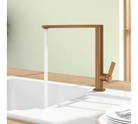 Villeroy & Boch Finera rubinetto da cucina, orientabile, 92700004, Finera bronzo opaco [Rubinetti da Cucina]