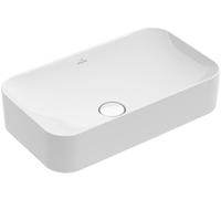 Lavabo Villeroy und Boch Lavabo da appoggio Finion 414361 600x350mm, senza sfioratore, senza foro per rubinetto da banco, colorazione: Bianco Ceramicaplus
