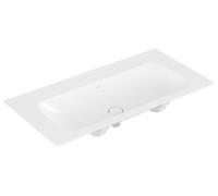 Villeroy & Boch Finion lavabo armoire, sans trop-plein, sans trou pour robinet, rectangulaire, 1000x500mm, 4164A3RW, 4164A3RW, Colorazione: Bianco pietra ceramicaPiù