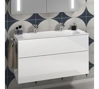 Villeroy & Boch Finion lavabo doppio, 4164C1RW, Finion stone white [Lavabi > Lavabi Doppi]