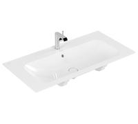 Villeroy & Boch Finion, lavabo pour armoire, trop-plein caché, 1 trou pour robinet, 1000x500mm, 4164ABR1, 4164ABR1, Colorazione: Bianco CeramicaPlus