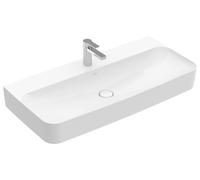 Villeroy & Boch Finion lavabo, trop-plein caché, 1 trou pour robinet, 1000x470mm, 4168ABR1, 4168ABR1, Colorazione: Bianco CeramicaPlus