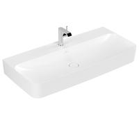 Villeroy & Boch Finion lavabo, trop-plein caché, 1 trou pour robinet, dessous poncé, 1000x470mm, 41681BRW, 41681BRW, Colorazione: Bianco pietra ceramicaPiù