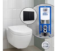 Villeroy & Boch Finion set completo WC sospeso con elemento incasso neeos,, 4664R0RW+16791BM#SET, Finion stone white [WC > WC con Elementi Incasso]