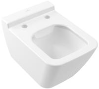 Villeroy & Boch Finion, WC à chasse d'eau profonde, avec système d'économie d'eau, sans bord de chasse, 375x560mm, 4664R0RW, 4664R0RW, Colorazione: Bianco pietra ceramicaPiù