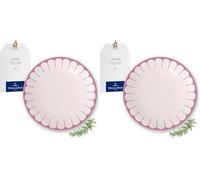 Villeroy & Boch - Fleur cassis piatto piano rosa, lavabile in lavastoviglie, utilizzabile nel microonde, ceramica, piatto grande, stoviglie impilabili, piatto da pranzo, Porcellana Premium