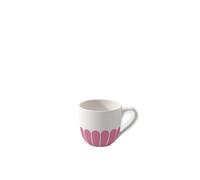 Villeroy & Boch - Fleur cassis tazzina da espresso rosa, lavabile in lavastoviglie, utilizzabile in microonde, tazza piccola espresso, stoviglie con motivo floreale, Porcellana Premium