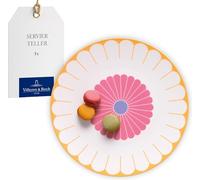 Villeroy & Boch - Fleur couleur piatto da portata grande multicolore, lavabile in lavastoviglie, utilizzabile nel microonde, vassoio, motivo floreale, piatto snack, Porcellana Premium
