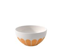 Villeroy & Boch - Fleur soleil ciotola per cereali giallo, lavabile in lavastoviglie, utilizzabile nel microonde, scodella muesli, yogurt, snack, ciotolina arancio, motivo floreale, Porcellana Premium
