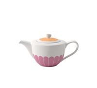 Villeroy & Boch - Fleur teiera, dimensioni: ca. 27,5 × 15,5 × 14 cm, multicolore, lavabile in lavastoviglie e utilizzabile nel microonde, decorazione floreale, teiera in porcellana Premium